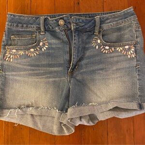 American Eagle Outfitters Blue Denim Shorts
